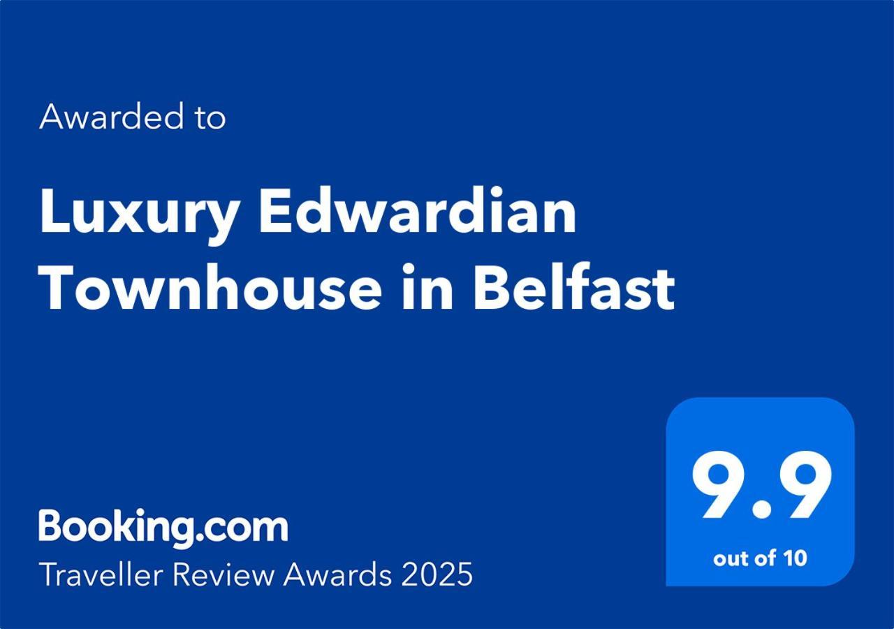 Luxury Edwardian Townhouse In Belfast Villa Ngoại thất bức ảnh